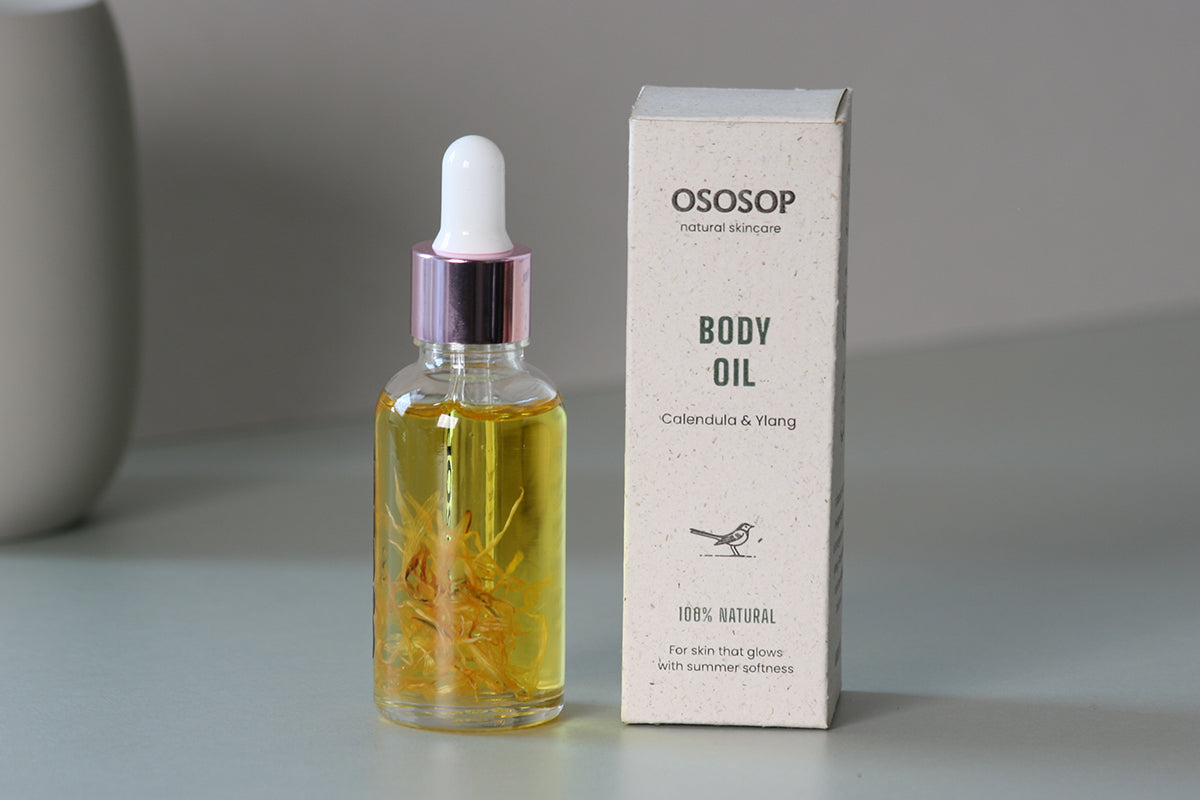 Soothing and Hydrating Body oil - Calendula & Ylang Ylang