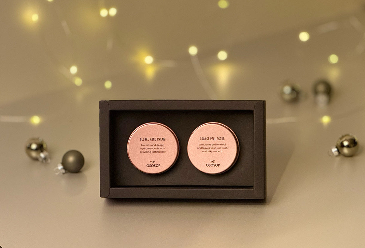 Cadeau Set Floral Hand creme & Orange Peel Sugar Scrub