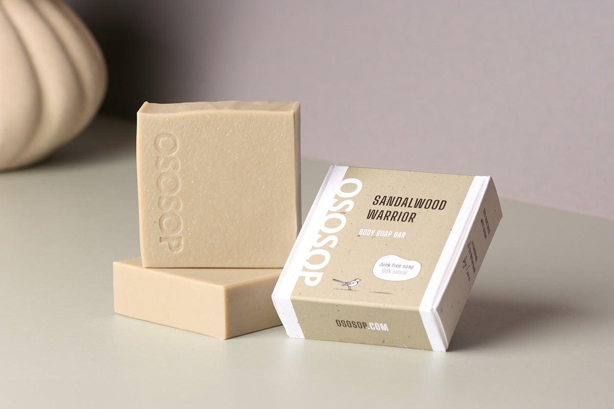 Sandalwood Warrior body soap bar Solid