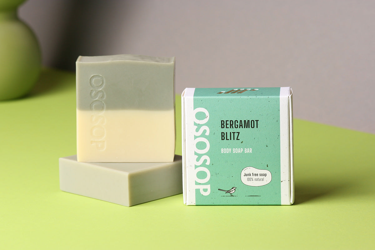 Bergamot Blitz body soap bar 50/50