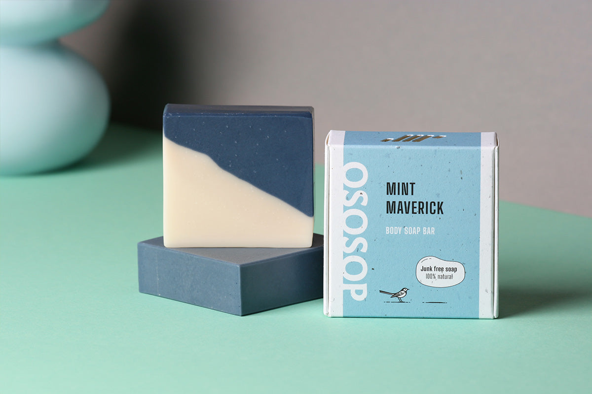Mint Maverick body soap bar 50/50