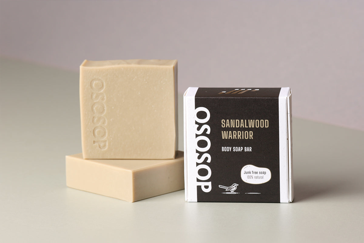 Sandalwood Warrior body soap bar Solid