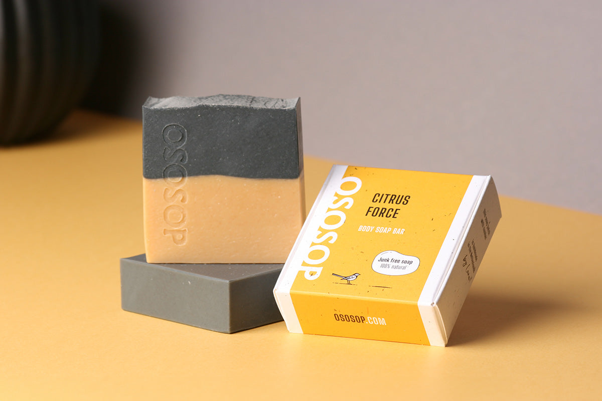 Citrus Force body soap bar 50/50