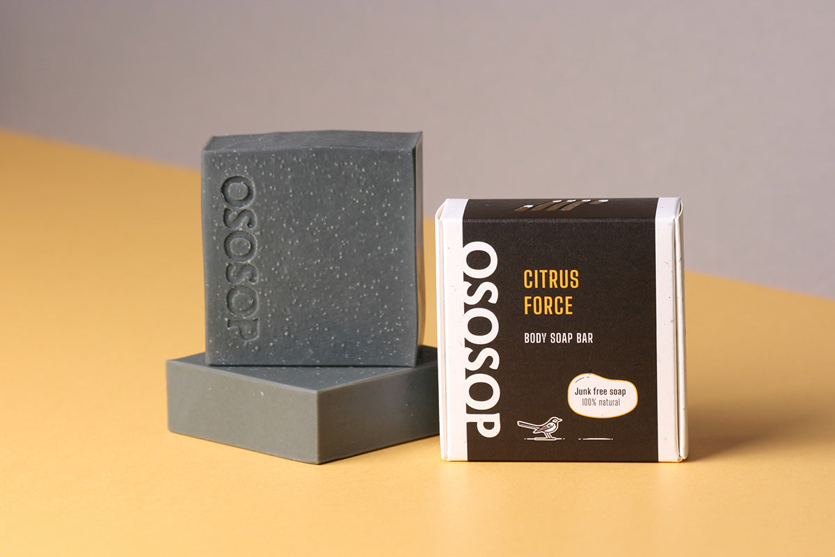 Citrus Force body soap bar Solid