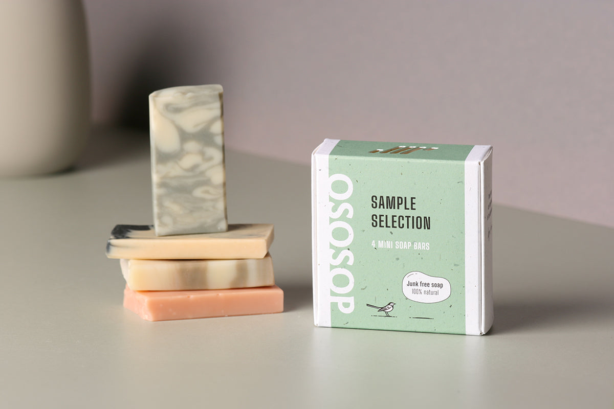 Sample selection Soap bars