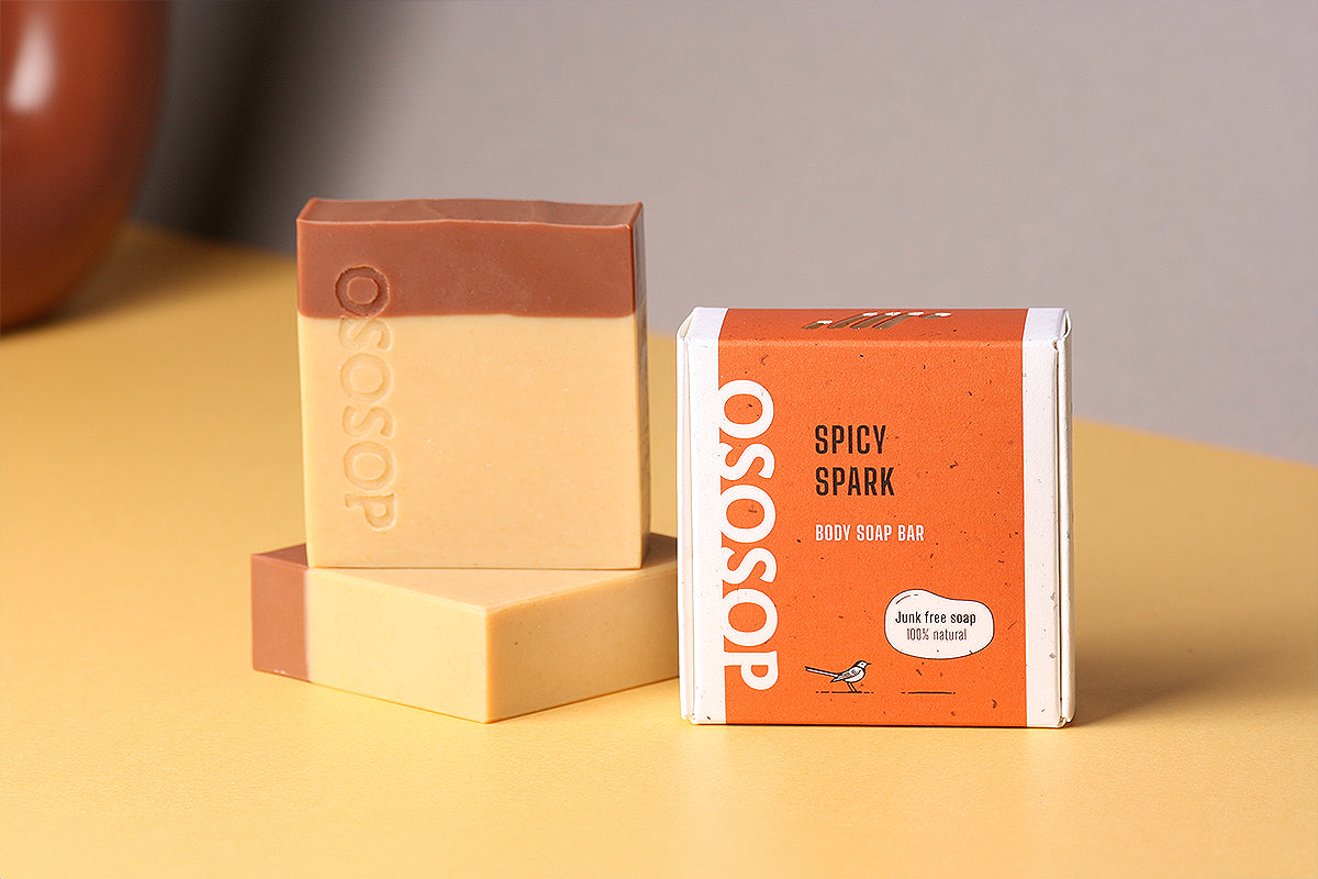 Spicy Spark body soap bar