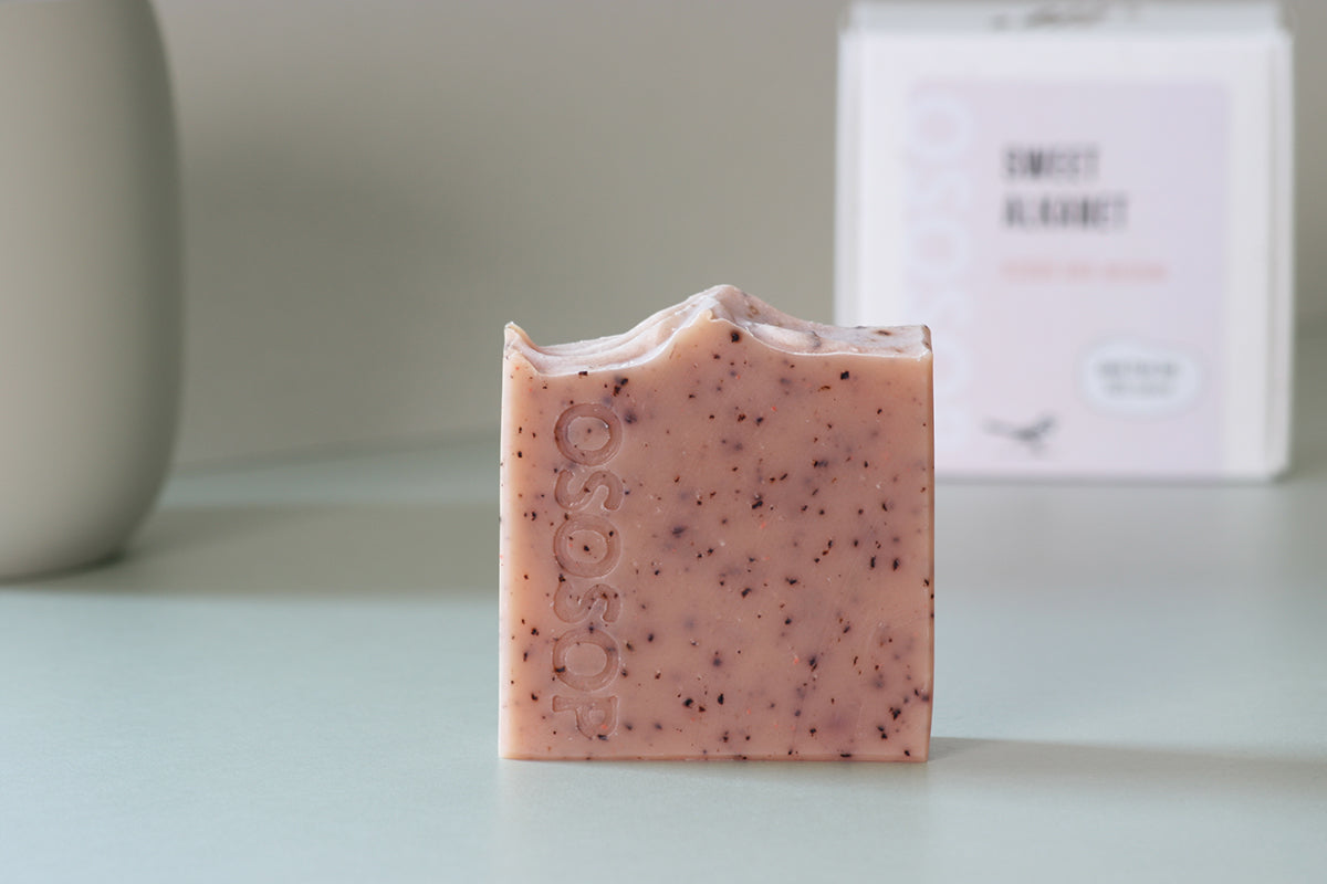 Scrub Soap Bar – Sweet Alkanet (Medium Exfoliating)