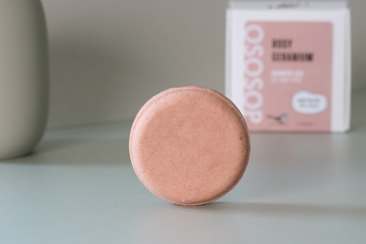 Shampoo Bar - Rosy Geranium (for all hair types)